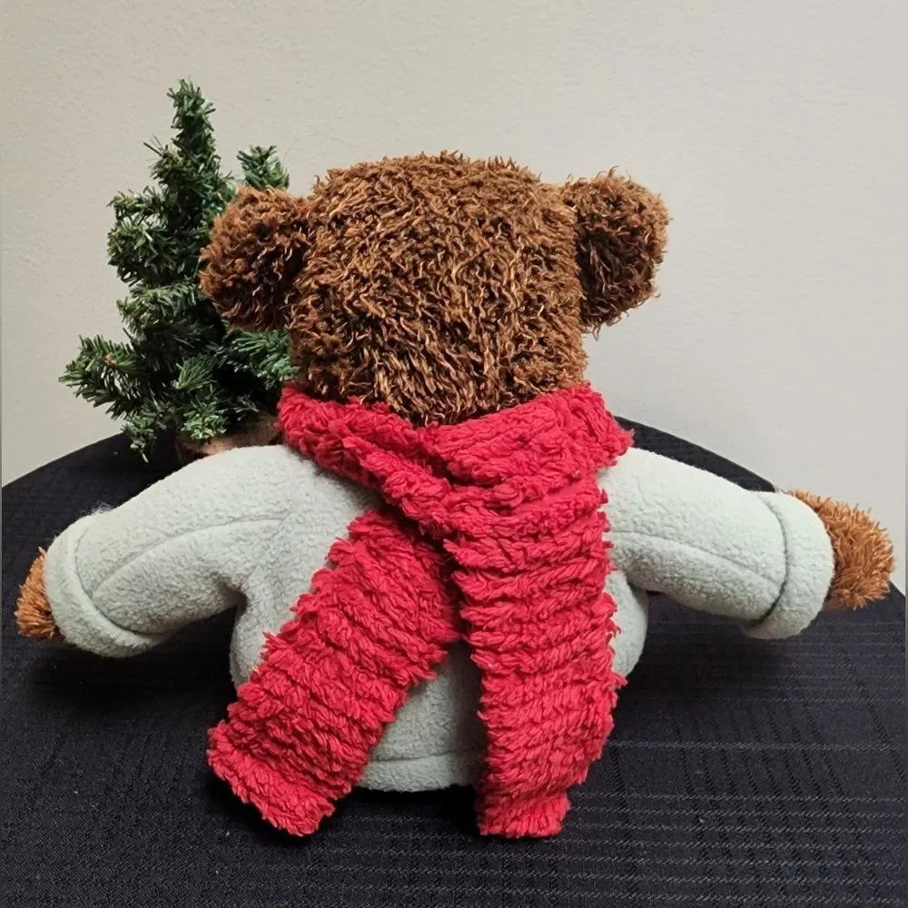 Hallmark Christmas Winter Bear Mittens Brown 13